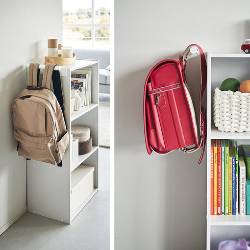 カラーボックス横ランドセル&リュックハンガー スマート.|s10